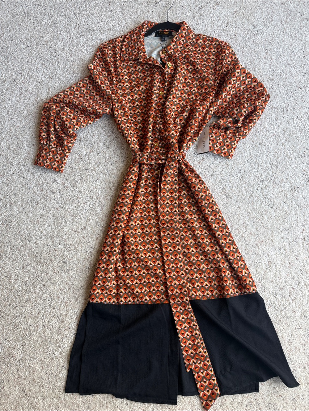 🆕ALEXIA ADMOR Geometric Shirt Dress